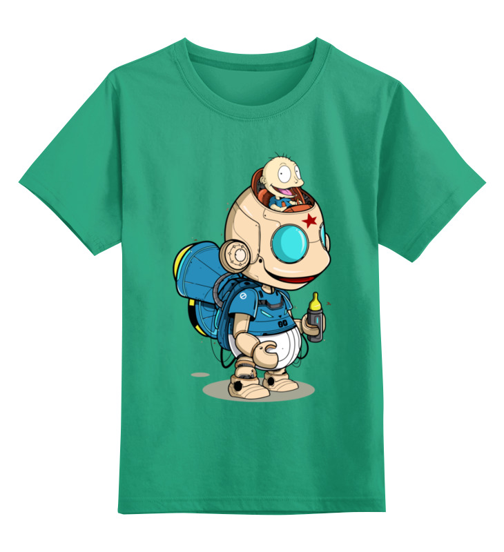 

Детская футболка Printio Ох уж эти детки! цв.зеленый р.140, 0000003434872