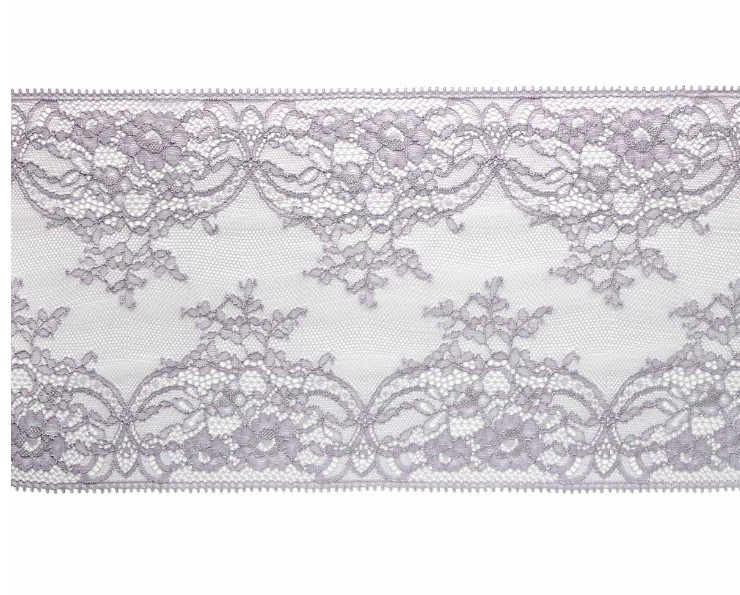 

Кружево эластичное, цвет: сиреневый, 17 см x 10 м, арт. 38Р