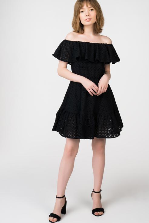 фото Повседневное платье женское t-skirt 16ss-07-0105-fs черное s