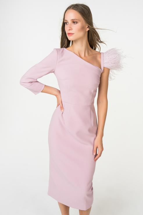 фото Платье женское t-skirt ss18-28-0708-le розовое 42