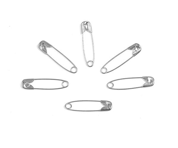 

Булавки английские, 23 мм, цвет: никель, 1728 штук, арт. №00