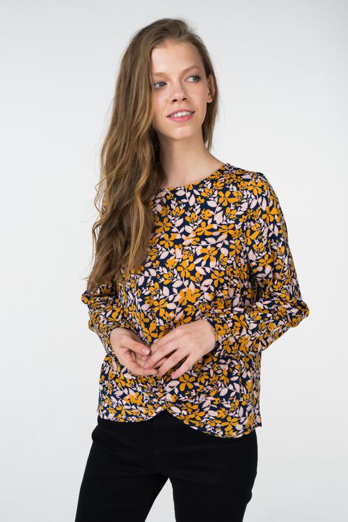 

Блуза женская Vero Moda 10212639 синяя S, 10212639