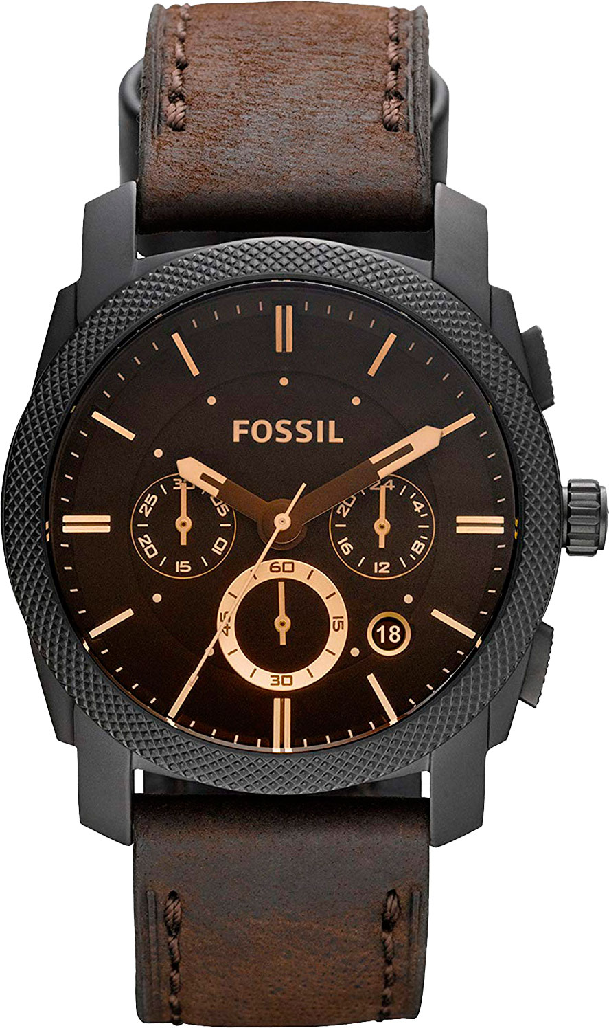 фото Наручные часы кварцевые мужские fossil fs4656ie