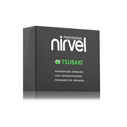 фото Косметический набор care для восстановления волос nirvel tsubaki 3*15+2*250+40 мл