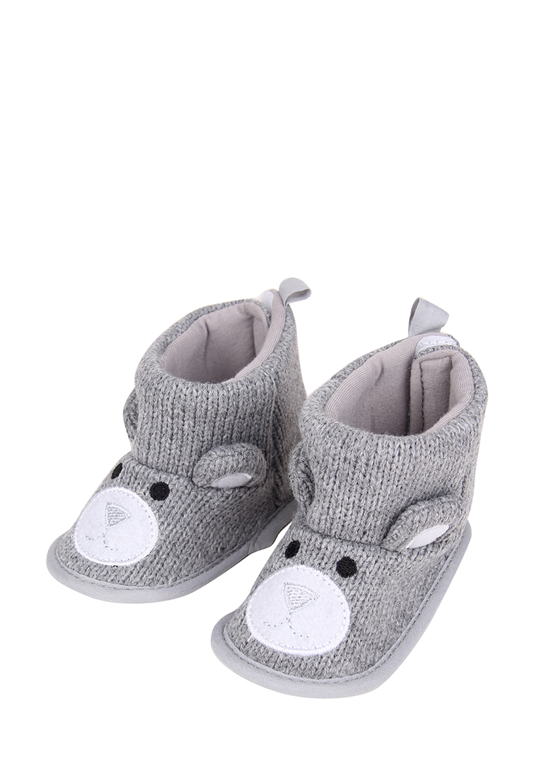 

Пинетки для мальчиков Kari baby, цв. серый, р-р 19, K5830-1