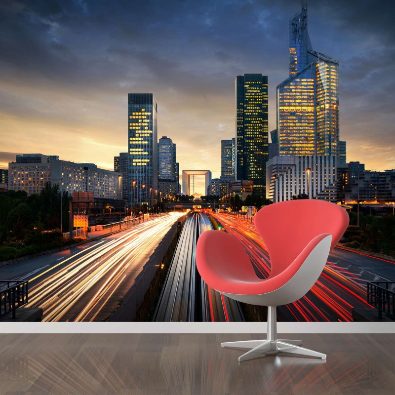 фото Обои milan (неспящий город), m 3014, 300х270 см