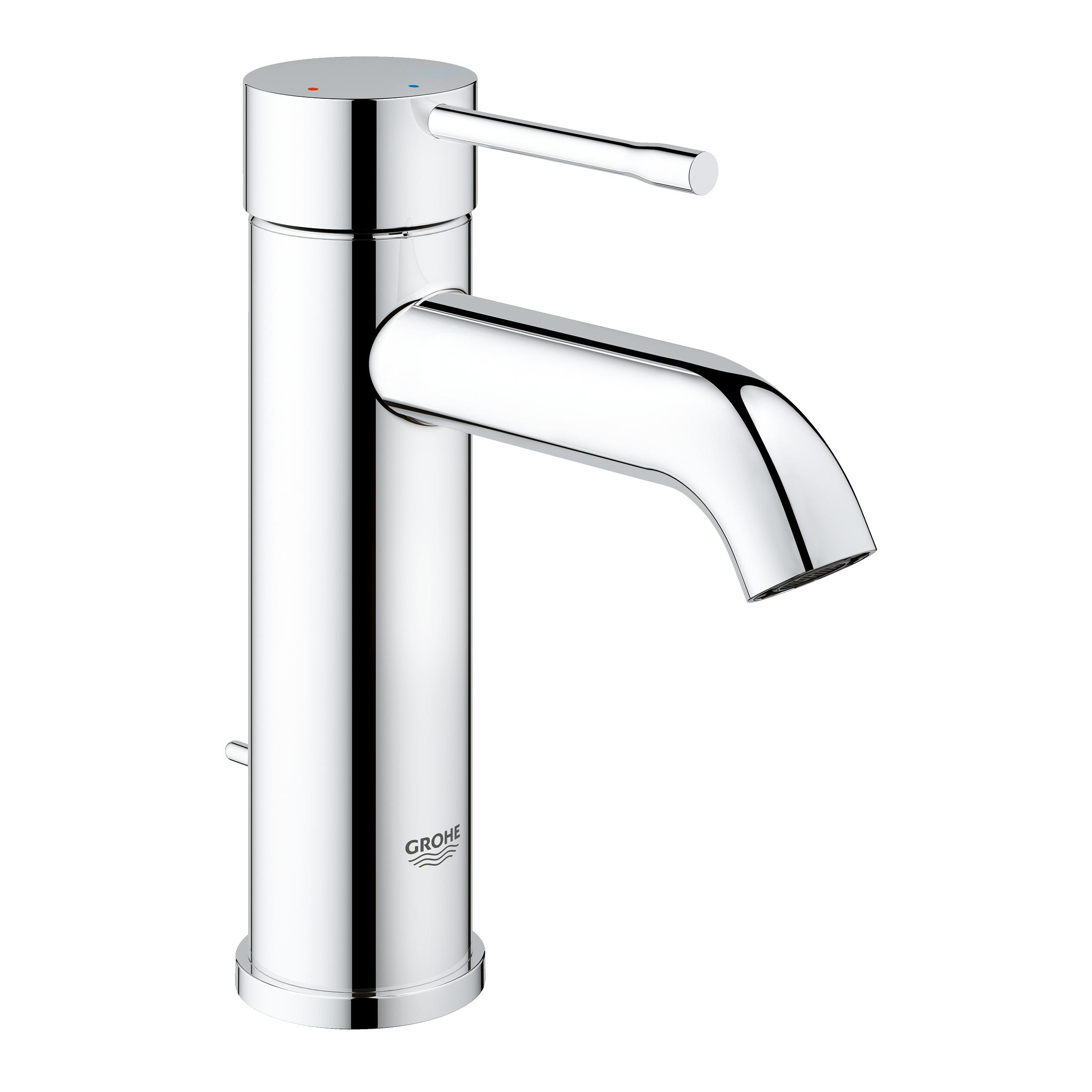 фото Смеситель для раковины grohe essence+ 23591001 хром