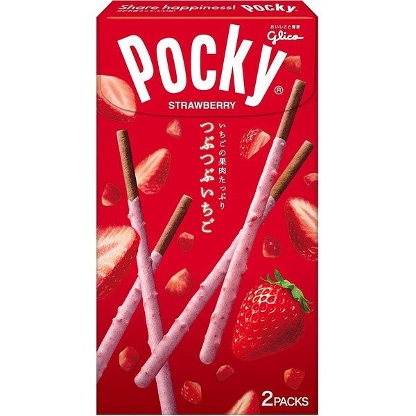 

Палочки Pocky Glico в шоколаде клубничные сердечки 57.6 г