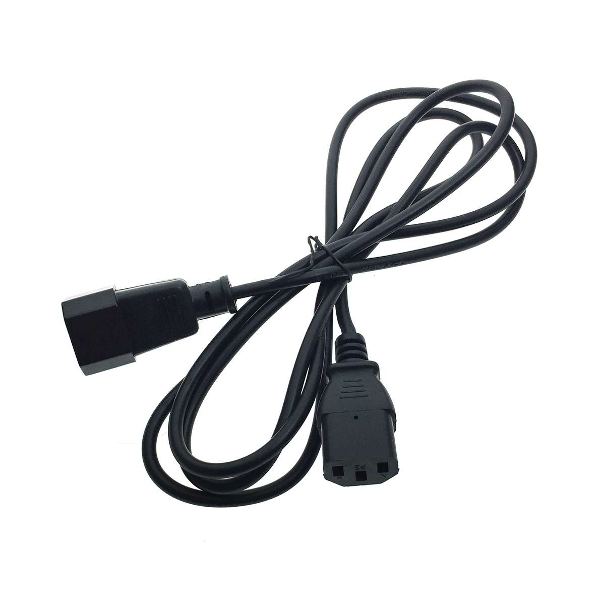 фото Кабель espada iec 320 c13-iec 320 c14, m-f 1м black (17083)