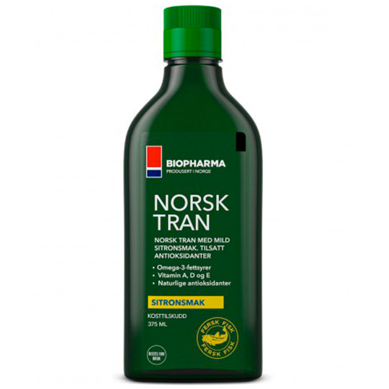 

Омега-3 рыбий жир BIOPHARMA Norsk Tran Omega-3 375 мл, Norsk Tran Omega-3