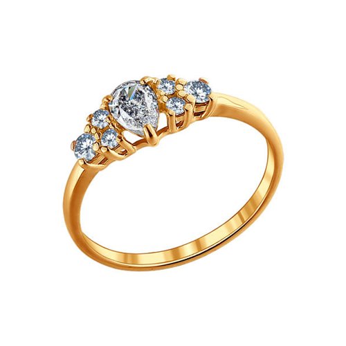 

Кольцо из серебра р. , SOKOLOV 93010408, фианит, 93010408