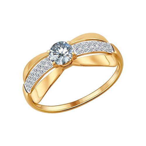

Кольцо из серебра р. 18 SOKOLOV 93010497, фианит, 93010497