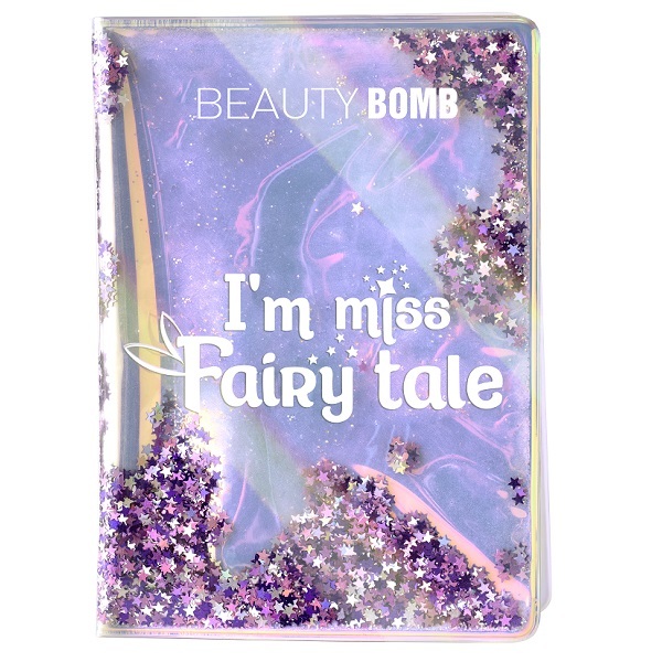 фото Обложка для паспорта женская beauty bomb miss fairytale фиолетовая