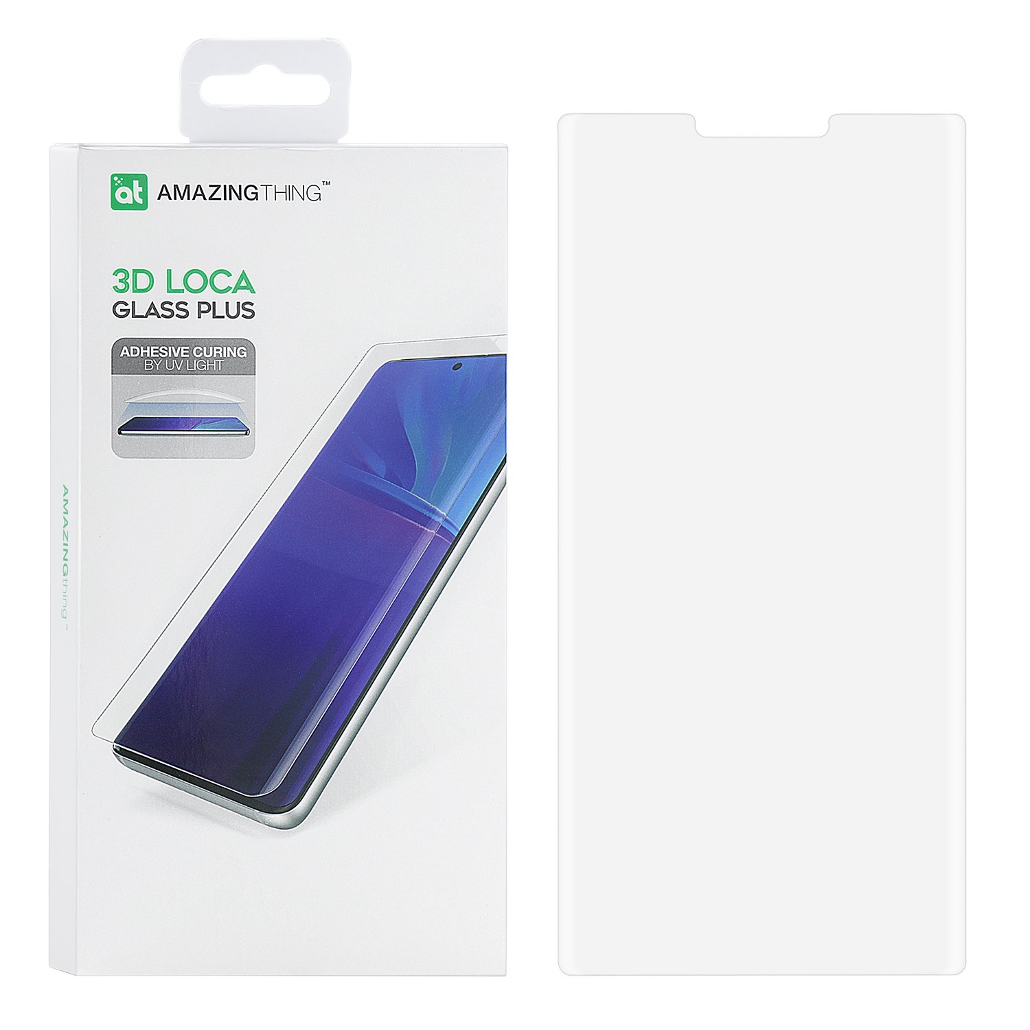 фото Защитное стекло huawei mate 30 pro amazingthing loca uv-full glue 3d transparent 0.33mm