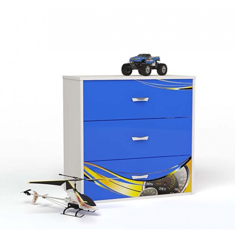 

Комод ABC-KING Champion синий, Белый;желтый;синий, LA-MAN