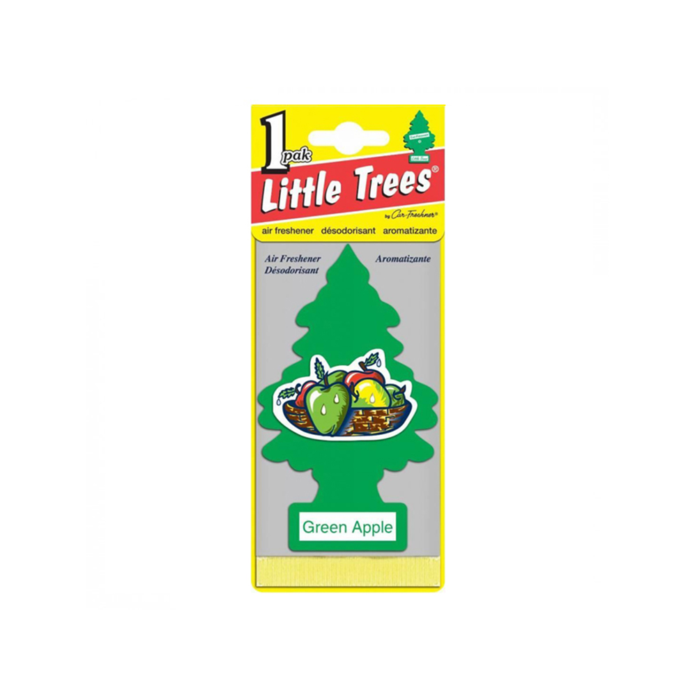 

Ароматизатор в машину Car-Freshner U1P10616 зеленое яблоко, Зеленый