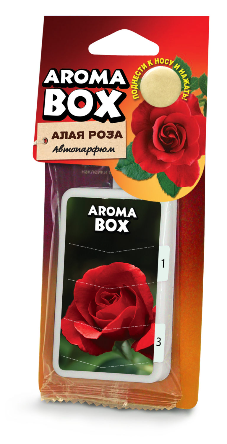 фото Ароматизатор подвесной картон высококапиллярный (роза алая) aroma box fouette