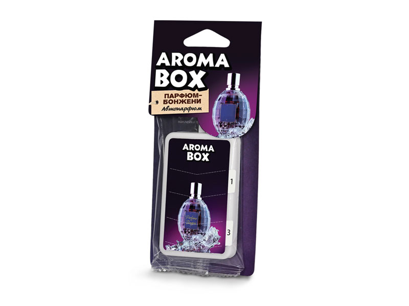 Ароматизатор подвесной картон высококапиллярный (парфюм-бонжени) Aroma Box FOUETTE