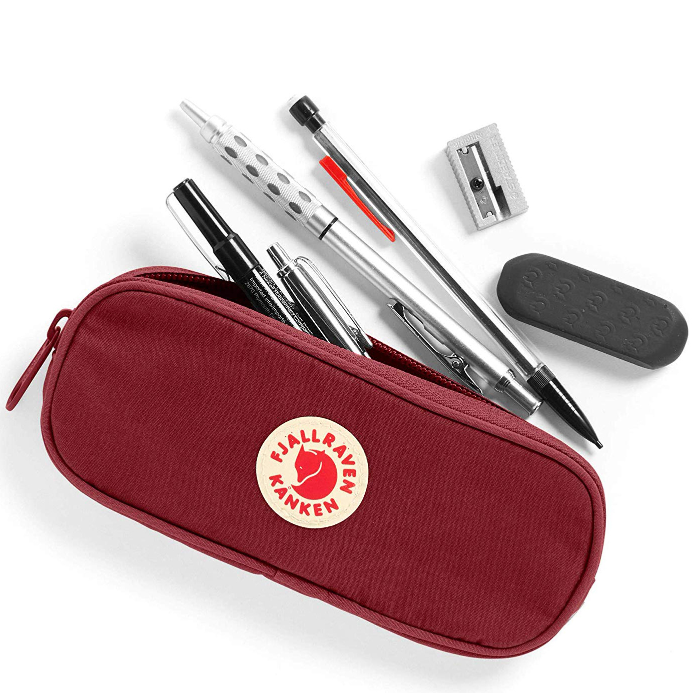 

Пенал Fjallraven Kanken Pen Case, бордовый, 18х2,5х7,5 см