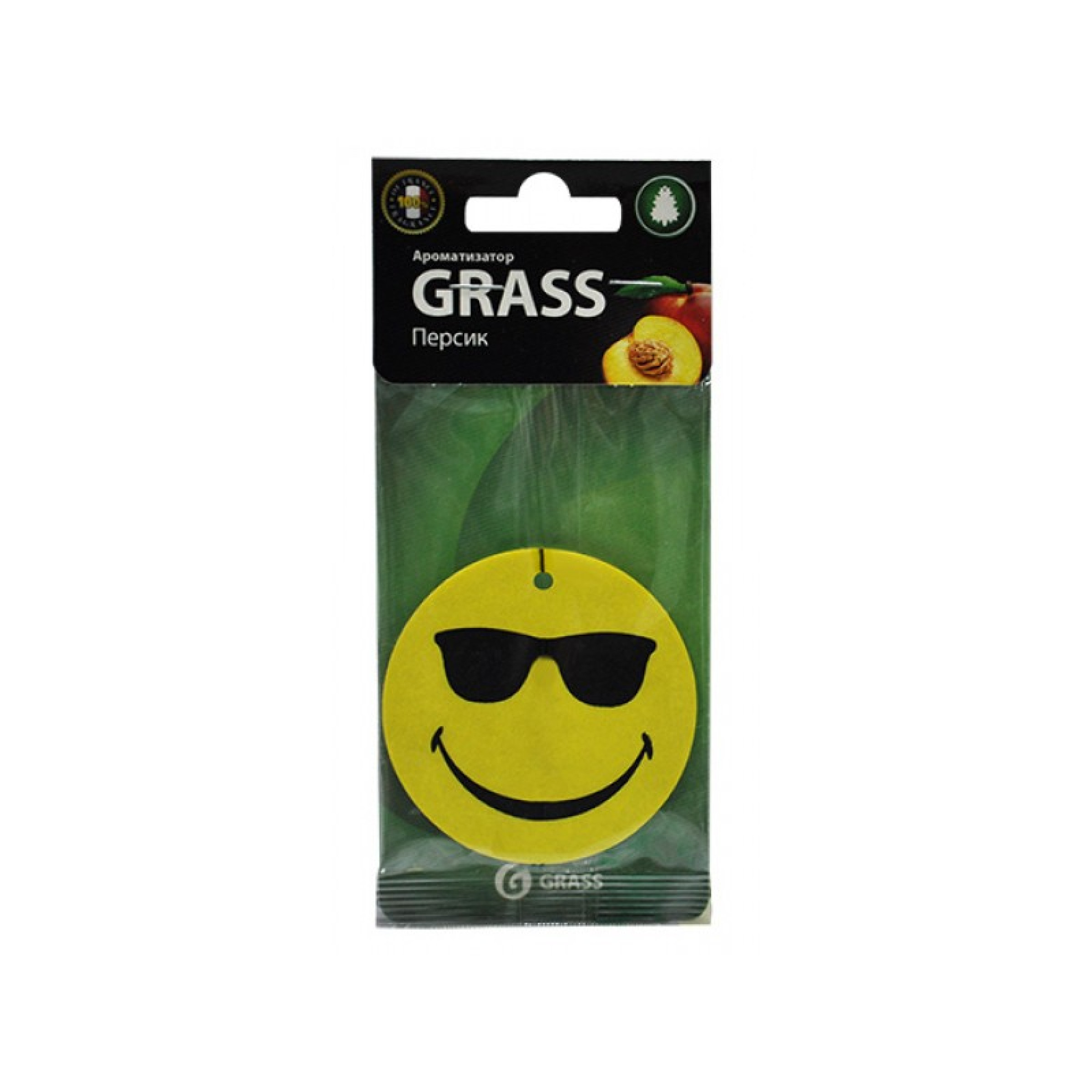 

Ароматизатор в машину Grass ST0398 Персик, Желтый