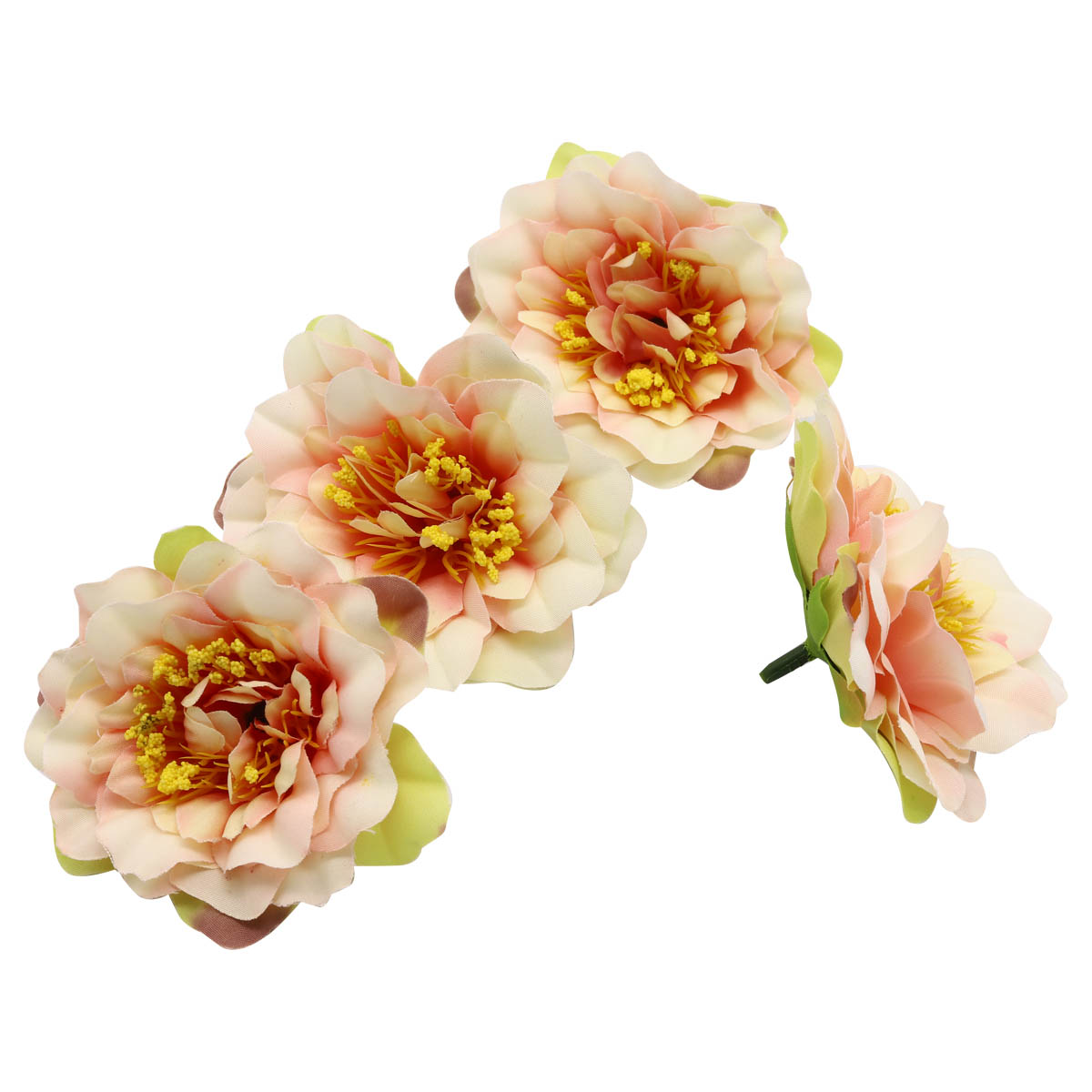 

Набор декоративных цветов, 7см, 4 шт/упак светло-розовый