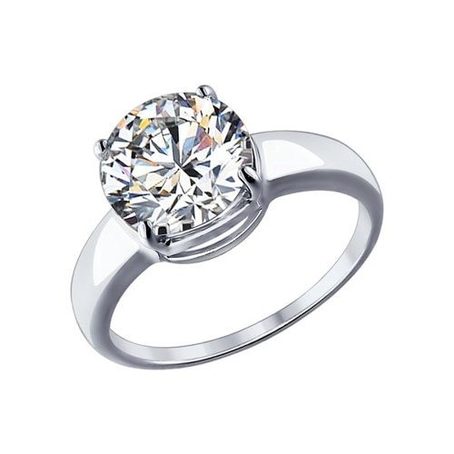 

Кольцо из серебра р. 18 SOKOLOV 94012073, фианит, 94012073