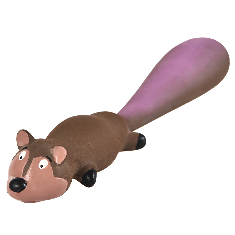 

Игрушка для собак FOXIE Белка с пищалкой 25см латекс