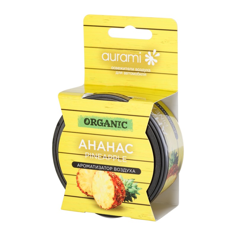 

Ароматизатор в машину AURAMI ORG21 ананас, Желтый