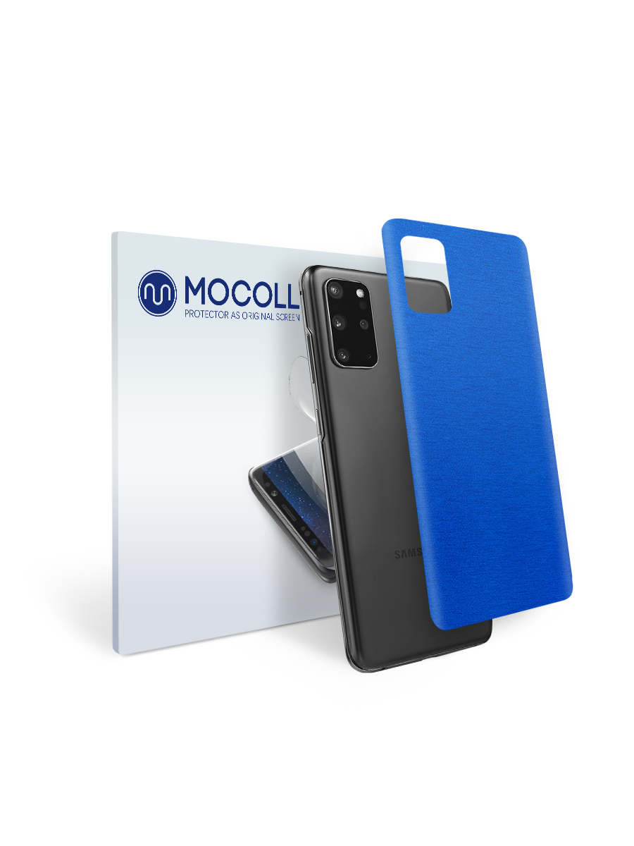 

Пленка защитная MOCOLL для задней панели Samsung GALAXY S7 Edge Металлик Голубой