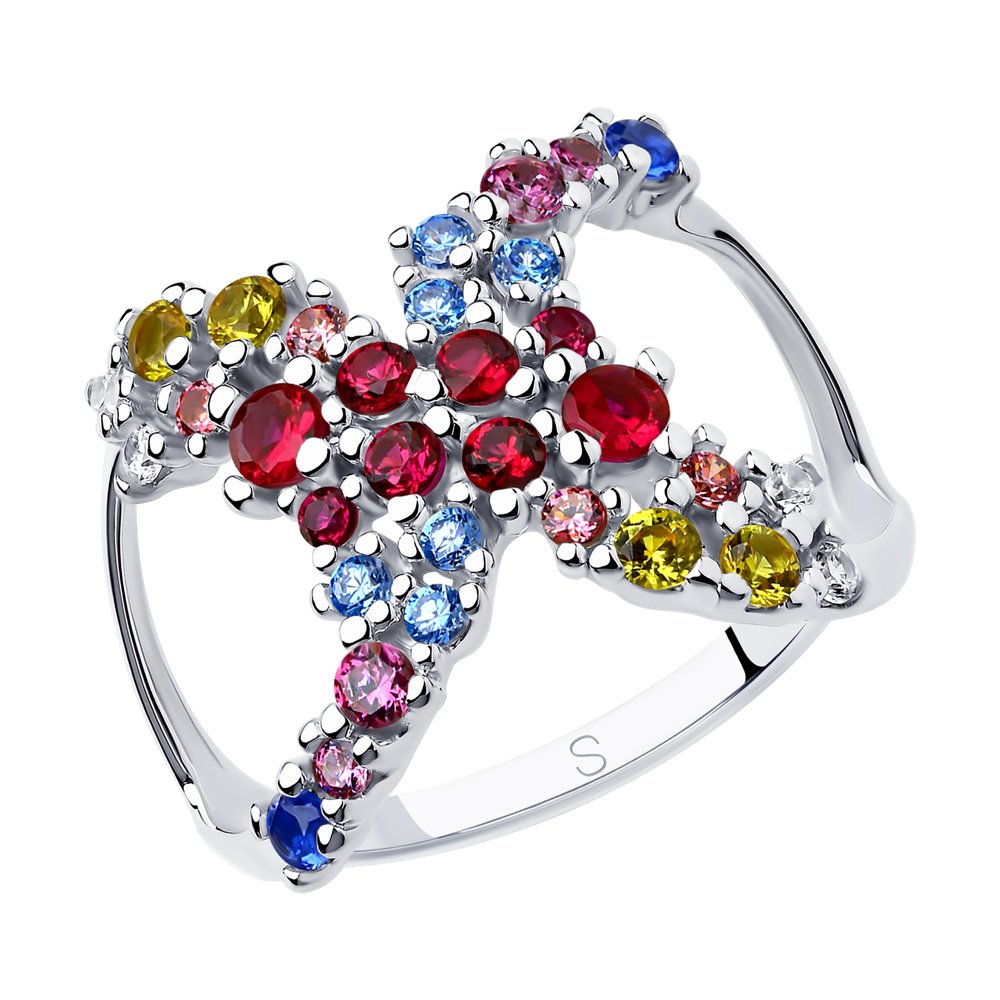 

Кольцо из серебра с корундом р. 20 SOKOLOV 94013039, 94013039