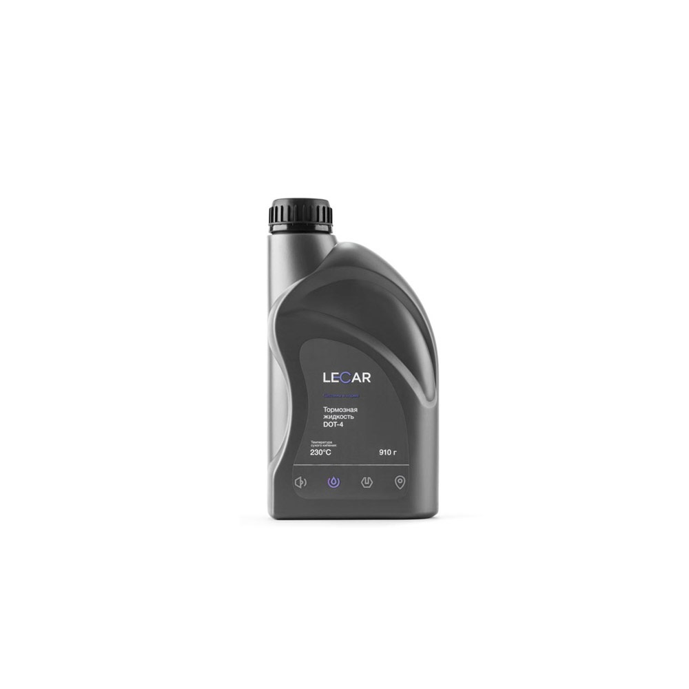фото Жидкость тормозная lecar dot4 910 г lecar000021410