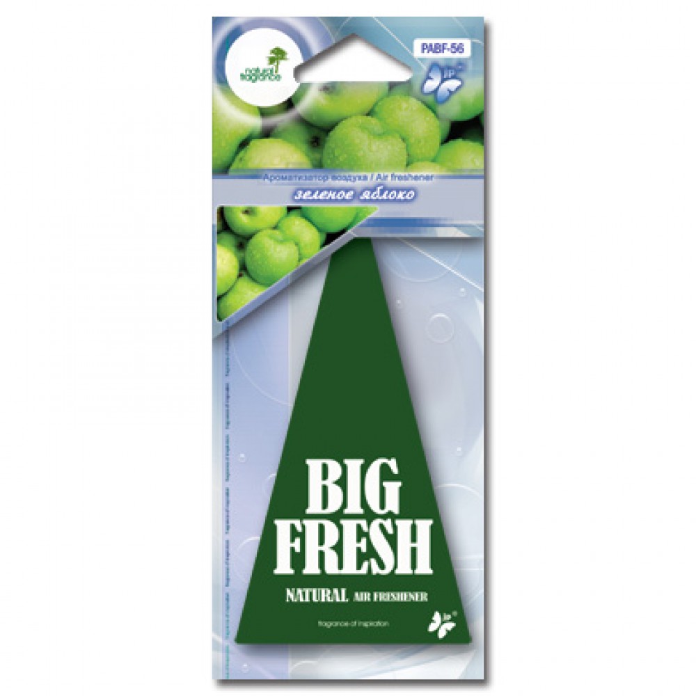 

Ароматизатор в машину FKVJP Big Fresh PABF56 яблоко зеленое, Белый