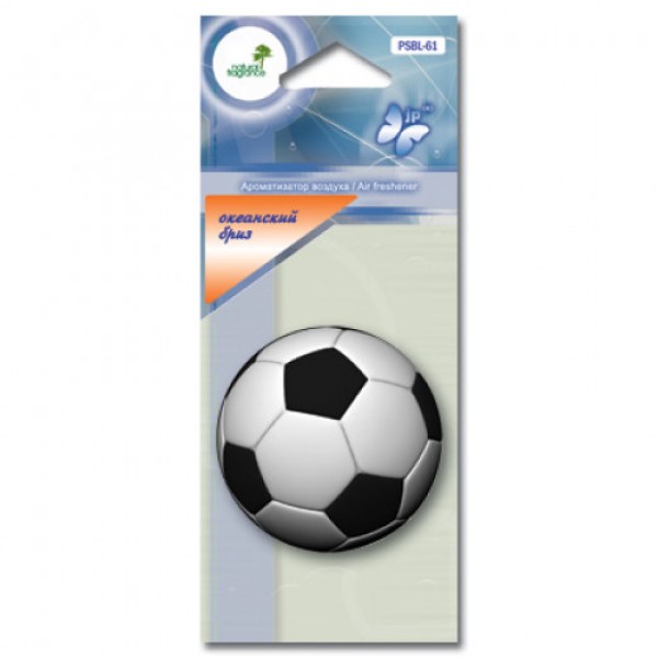 фото Ароматизатор подвесной гелевый (океанский бриз) футбольный мяч fkvjp