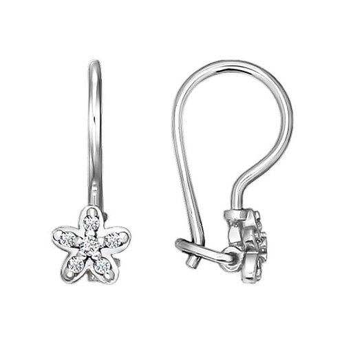 

Серьги из серебра SOKOLOV 94020576, фианит, 94020576