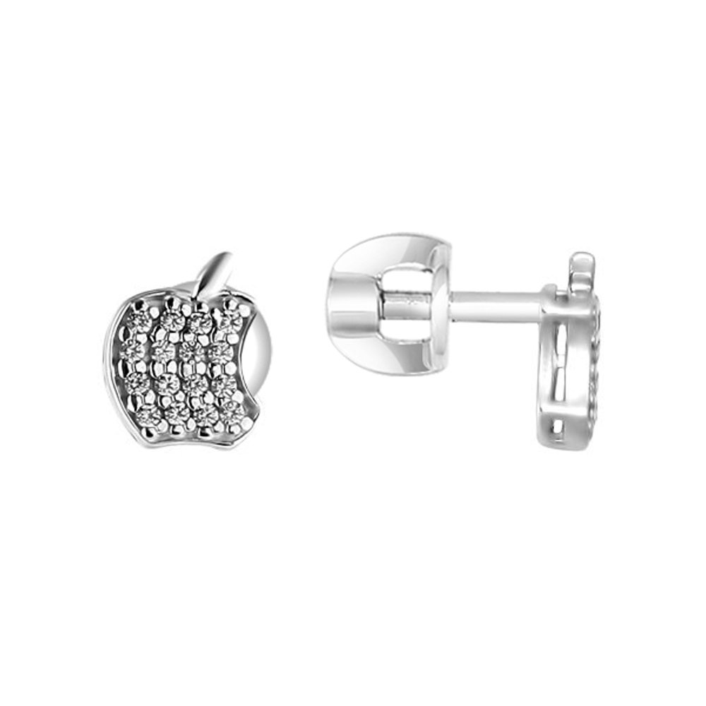 

Серьги-пусеты из серебра SOKOLOV 94021189, фианит, 94021189