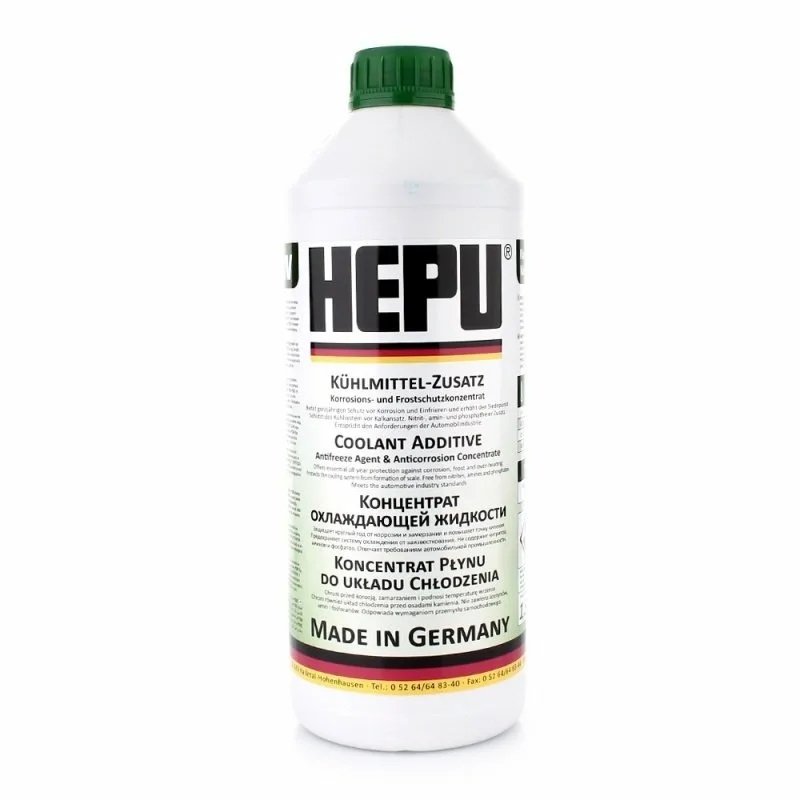 фото Антифриз hepu coolant концентрат зеленый 1,5 л p999-grn