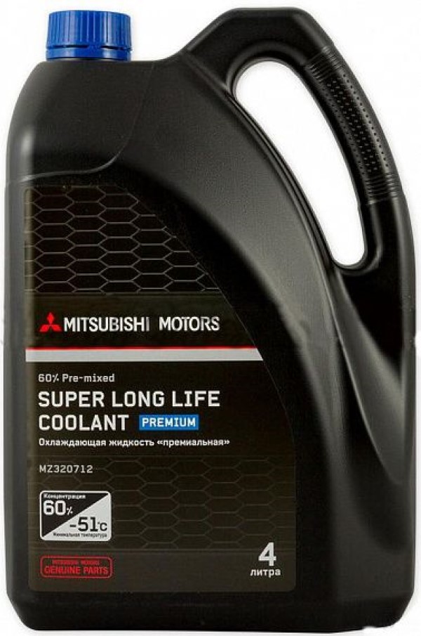 Антифриз MITSUBISHI Super Long life Coolant Premium готовый -51C 4 л MZ320712