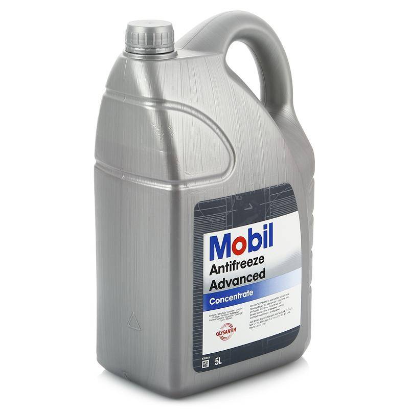 фото Антифриз mobil coolant advanced готовый -36c красный 5 л 730911r