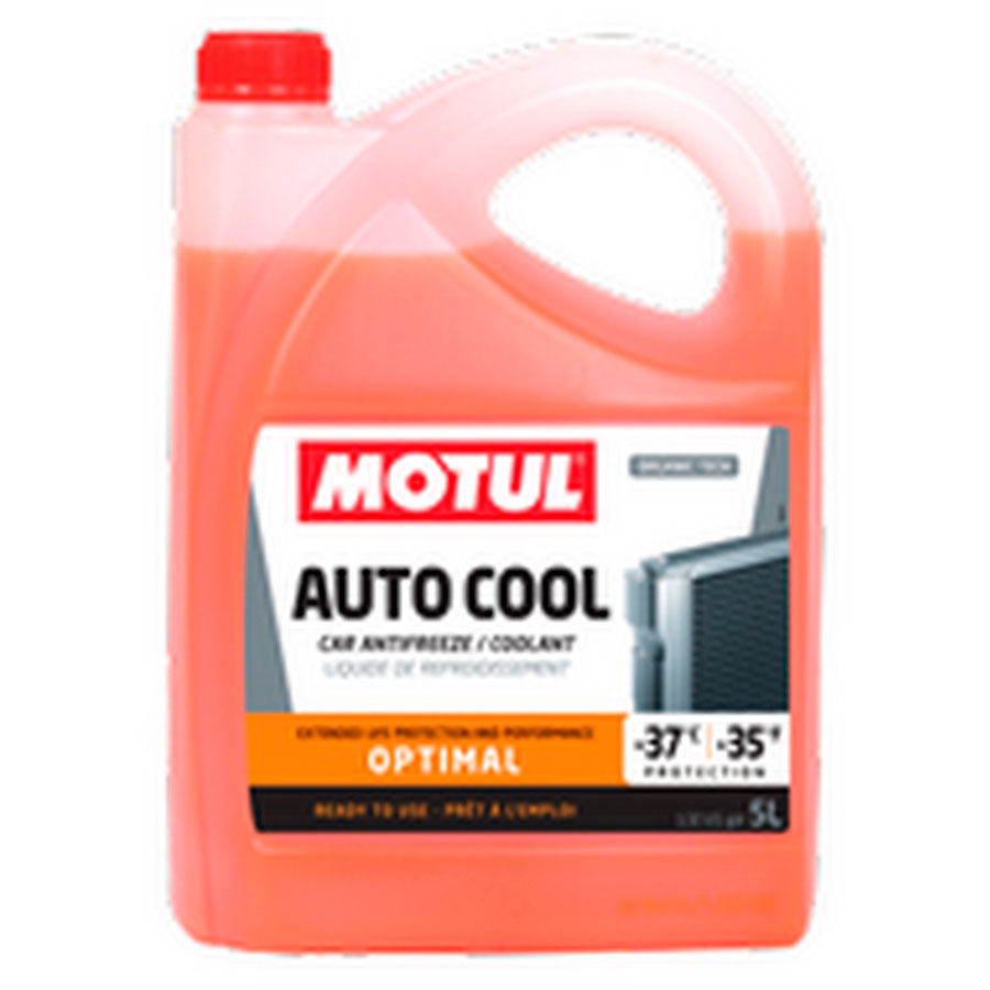 Антифриз Motul AUTO COOL OPTIMAL готовый -40C красный 5 л 109142