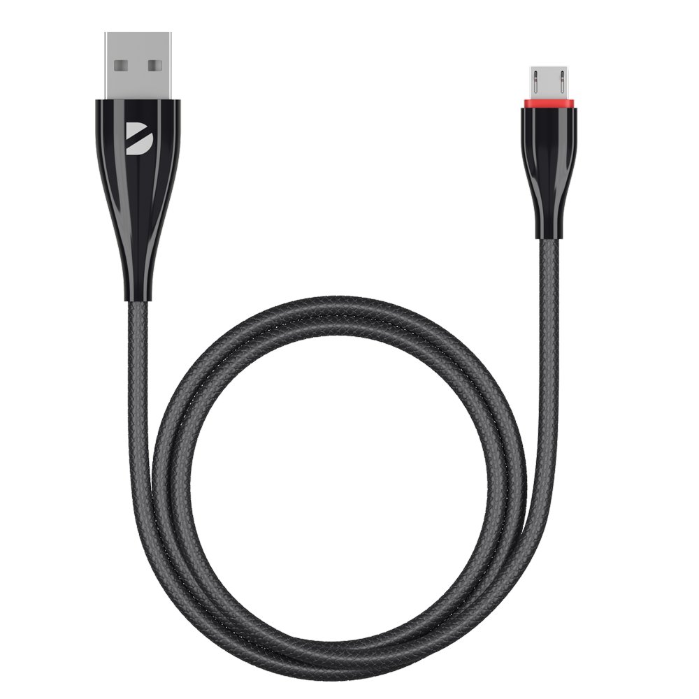 фото Кабель deppa ceramic usb - micro usb, 1м, черный/72285