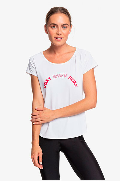 

Футболка женская Roxy Keep Training белая L INT, Keep Training