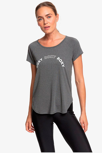 

Футболка женская Roxy Keep Training серая XS, Keep Training
