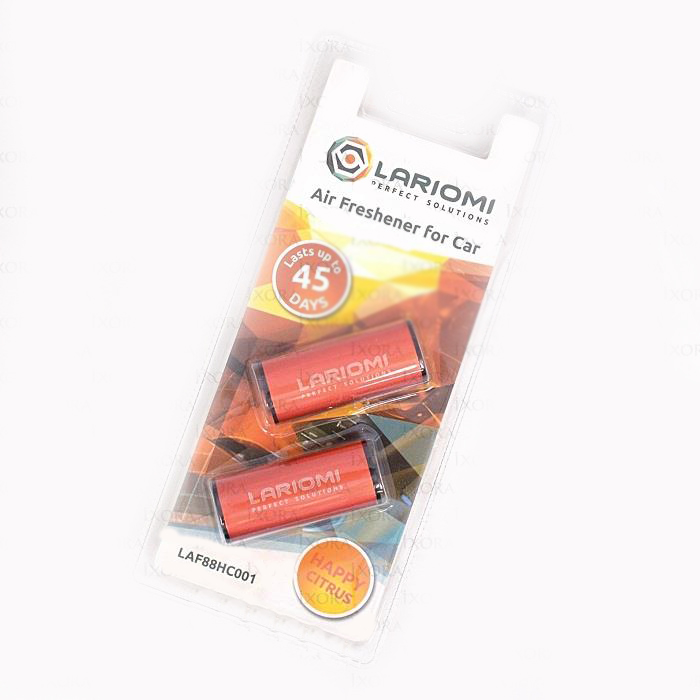 

Ароматизатор Автомобильный Меловой Lariomi Happy Citrus LARIOMI LAF88HC001