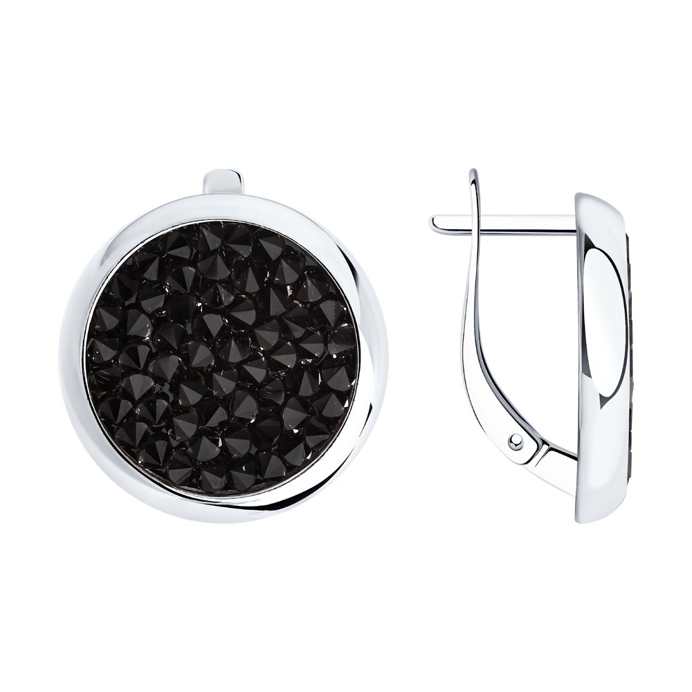 

Серьги женские из серебра SOKOLOV 94022680, фианит, 94022680