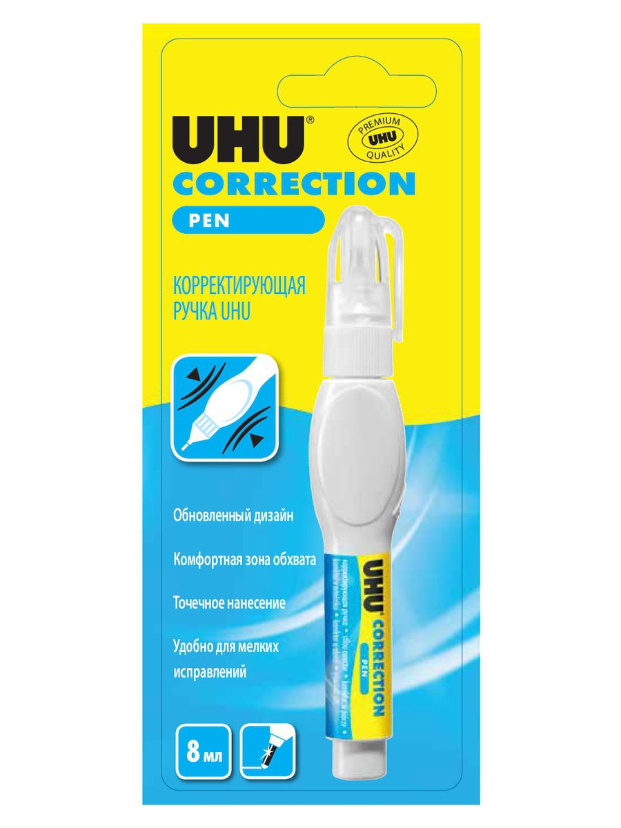 

Корректиирующая ручка UHU 000019/B с метал. наконечником