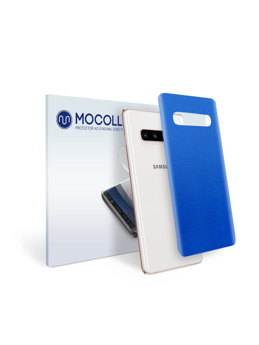 

Пленка защитная MOCOLL для задней панели Samsung GALAXY A30 Кошачий глаз синий