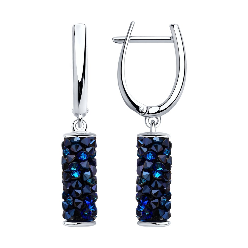 

Серьги женские из серебра SOKOLOV 94023183, фианит, 94023183