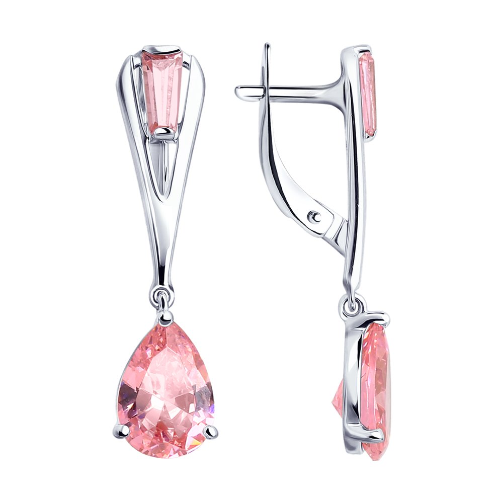 

Серьги женские из серебра SOKOLOV 94023263, фианит