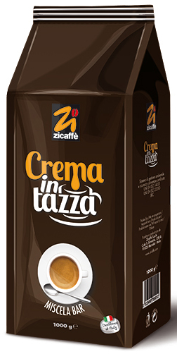 Кофе в зернах Zicaffe Crema In Tazza 1000 г