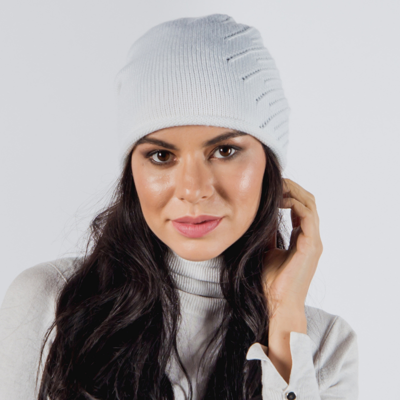 

Шапка бини женская Flioraj 354FJ белая р. ONE SIZE, 354FJ